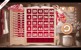 Marilyn Monroe Slingo – Base game