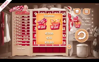 Marilyn Monroe Slingo – Paytable
