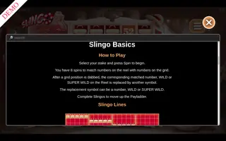Marilyn Monroe Slingo – Game rules