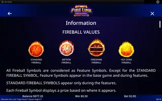 Ultimate Fire Link Triple Nova Desert Nights – Game rules