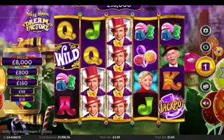 Willy Wonka Dream Factory – Winning spin