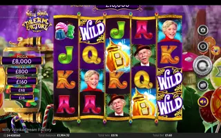 Willy Wonka Dream Factory – Winning spin