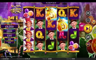 Willy Wonka Dream Factory – Feature in play