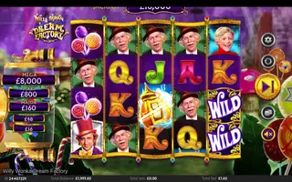 Willy Wonka Dream Factory – Feature in play