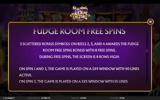 Willy Wonka Dream Factory – Game rules