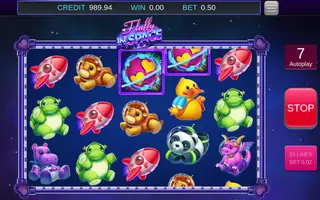 Fluffy in Space – Feature in play