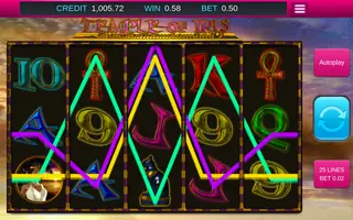 Temple of Iris – Winning spin
