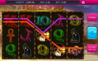 Temple of Iris – Winning spin