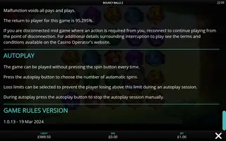 Bouncy Balls 2 – Game rules
