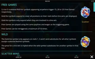 Wild Koi – Game rules