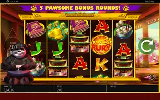 Paws Of Fury – Feature in play
