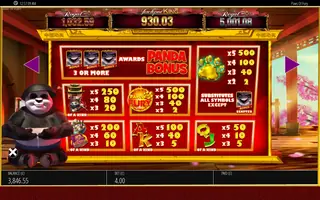 Paws Of Fury – Paytable
