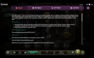 Asylum Files – Game rules