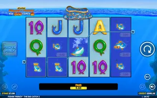 Fishin’ Frenzy The Big Catch 2 – Winning spin