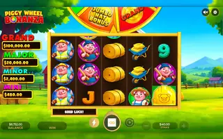 Piggy Wheel Bonanza – Base game