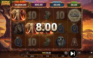 Super Stampede – Winning spin