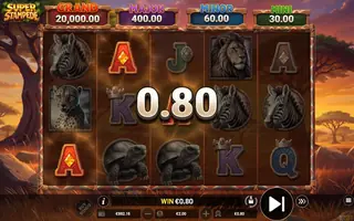 Super Stampede – Winning spin