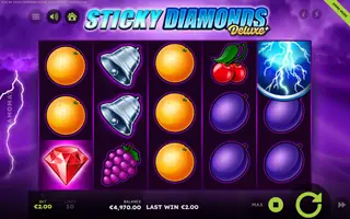 Sticky Diamonds Deluxe – Winning spin