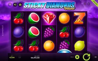 Sticky Diamonds Deluxe – Feature in play