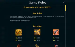 High Bounty – Game rules
