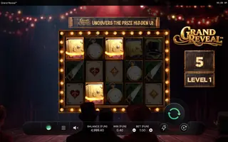 Grand Reveal – Feature in play