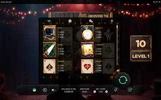 Grand Reveal – Paytable