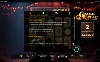Grand Reveal – Game rules