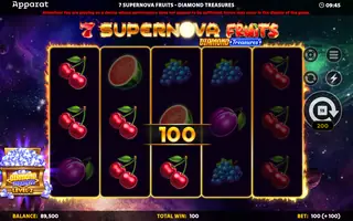 7 Supernova Fruits Diamond Treasures – Winning spin