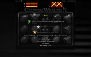 Clover Wealth 5 – Game rules