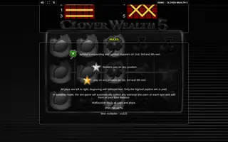 Clover Wealth 5 – Game rules