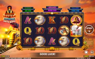 Almighty Mustang Express White Bison – Free spins