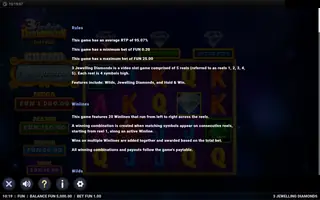 3 Jewelling Diamonds – Game rules