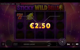 Sticky Wild Bells – Winning spin