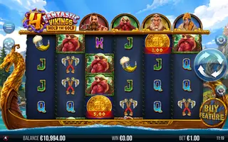 4 Fantastic Vikings Hold the Gold – Feature in play