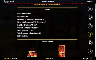 Bullet 8 Train – Game rules