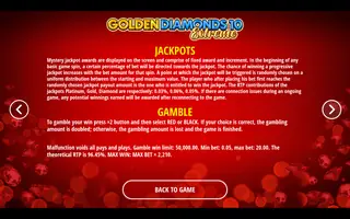Golden Diamonds 10 Extreme – Game rules