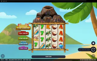5x Hot Magma Multipliers – Feature in play