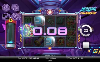 Neopunk Charge Up – Winning spin