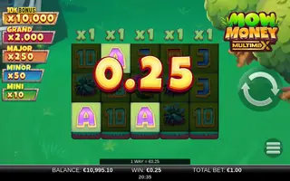 Mow Money MultiMax – Winning spin