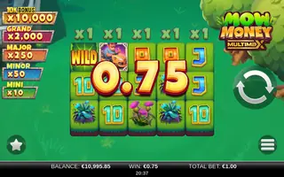 Mow Money MultiMax – Winning spin