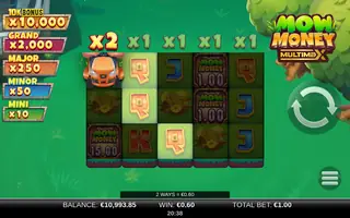 Mow Money MultiMax – Winning spin