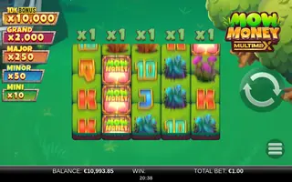 Mow Money MultiMax – Feature in play