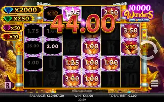 10000 Wonders Big Bang – Feature in play