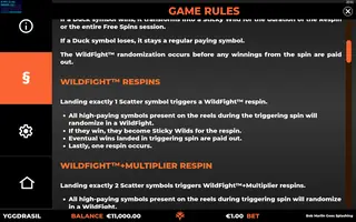 Bob Marlin Goes Splashing Wild Fight RushingWilds – Game rules