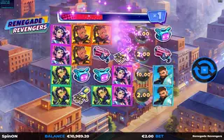 Renegade Revengers – Feature in play