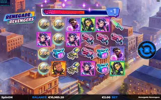 Renegade Revengers – Feature in play