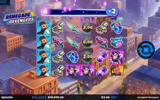 Renegade Revengers – Feature in play
