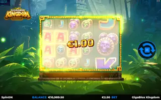 GigaBlox Kingdom – Winning spin