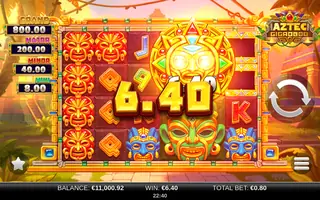 Aztec GigaBlox – Winning spin