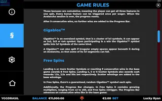 Lucky Ryan GigaBlox – Game rules